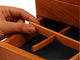 Second Divider View of a Cascade I Jewelry Box –1 Drawer Sapphire