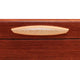Handle View of a Cascade II Jewelry Box –2 Drawer Sapphire