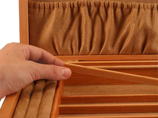 Divider View of a Cascade I Jewelry Box Pearl