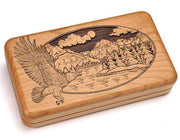 Hinged Box 8x5" - Eagle/Mtn Scene