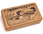 Hinged Box 8x5" - Loons Nestling