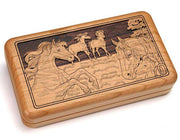 Hinged Box 8x5" - Horses