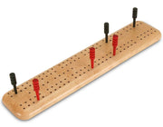 Birds-eye Maple Travel Cribbage Board