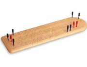 Bird's-Eye Maple 3-Track Cribbage Board