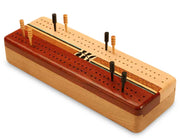 Cherry Cribbage Board Vine Top and Cards