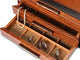 Drawer Top View of a Gingko Leaves Jewelry Box –2 Drawer