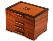 Gingko Leaves Jewelry Box –3 Drawer