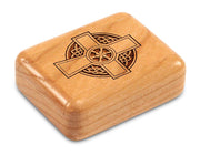 2" Flat Narrow Cherry - Celtic Cross Circle