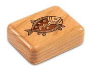 2" Flat Narrow Cherry - Primitive Fish