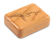 2" Flat Narrow Cherry - Humpback Whale