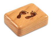 2" Flat Narrow Cherry - Footprints