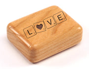 2" Flat Narrow Cherry - Love Scrabble