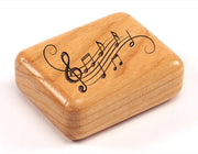 2" Flat Narrow Cherry - Music Notes