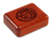 2" Flat Narrow Padauk - Sun/Moon