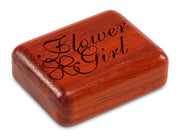 2" Flat Narrow Padauk - Flower Girl