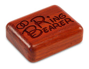 2" Flat Narrow Padauk - Ring Bearer