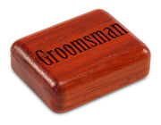 2" Flat Narrow Padauk - Groomsman