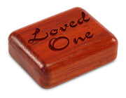 2" Flat Narrow Padauk - Loved One