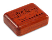 2" Flat Narrow Padauk - Give Love