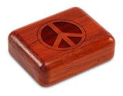 2" Flat Narrow Padauk - Peace Sign