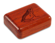 2" Flat Narrow Padauk - Heartline Frog