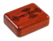 2" Flat Narrow Padauk - Celtic Cross