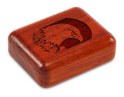 2" Flat Narrow Padauk - Eagle Head