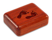 2" Flat Narrow Padauk - Footprints