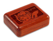 2" Flat Narrow Padauk - Cherub Love