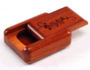 2" Flat Narrow Padauk - Music Notes