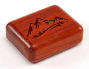 2" Flat Narrow Padauk - Mountains