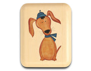 2" Flat Narrow Aspen - Dog with Hat