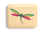 2" Flat Narrow Aspen - Green and Pink Dragonfly