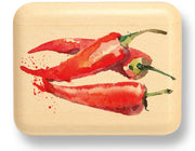 2" Flat Narrow Aspen - Chili Peppers