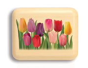 2" Flat Narrow Aspen - Multicolor Tulips