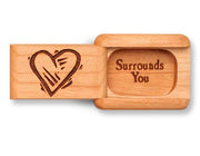 2" Flat Narrow Cherry - Love Surrounds You