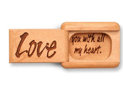 2" Flat Narrow Cherry - Love You With All My Heart