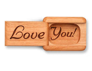 2" Flat Narrow Cherry - Love You!