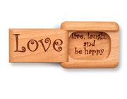 2" Flat Narrow Cherry - Love, Live, Laugh and Be Happy