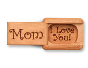 2" Flat Narrow Cherry - Mom, I Love You!