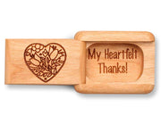 2" Flat Narrow Cherry - My Heartfelt Thanks!