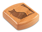 2" Flat Wide Cherry - Cat Memories