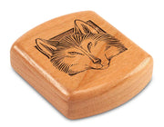 2" Flat Wide Cherry - Wolf Head