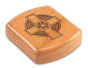 2" Flat Wide Cherry - Celtic Cross Circle