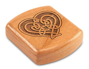 2" Flat Wide Cherry - Celtic Heart