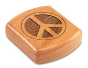 2" Flat Wide Cherry - Peace Sign