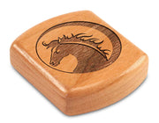 2" Flat Wide Cherry - Horse Head