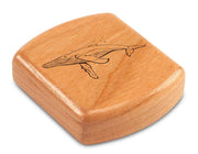 2" Flat Wide Cherry - Humpback Whale