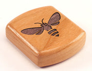 2" Flat Wide Cherry - Bee Icon