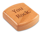 2" Flat Wide Cherry - Quote -You Rock.